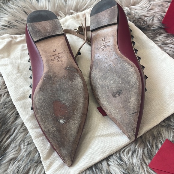 Valentino shoes flats with stud - Picture 2 of 4